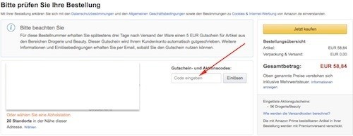 Amazon Gutscheincode