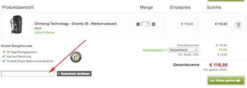 Bergfreunde Gutscheincode