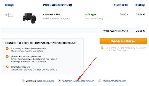 Computer Universe Gutscheincode