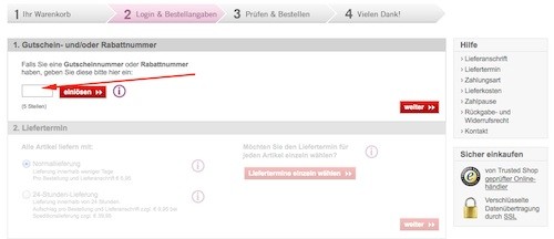 So löst Ihr den Schwab Gutschein ein