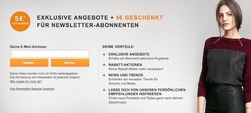 Feature bei Zalando